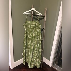 Rachel Zoe Tropical Print Maxi Dress